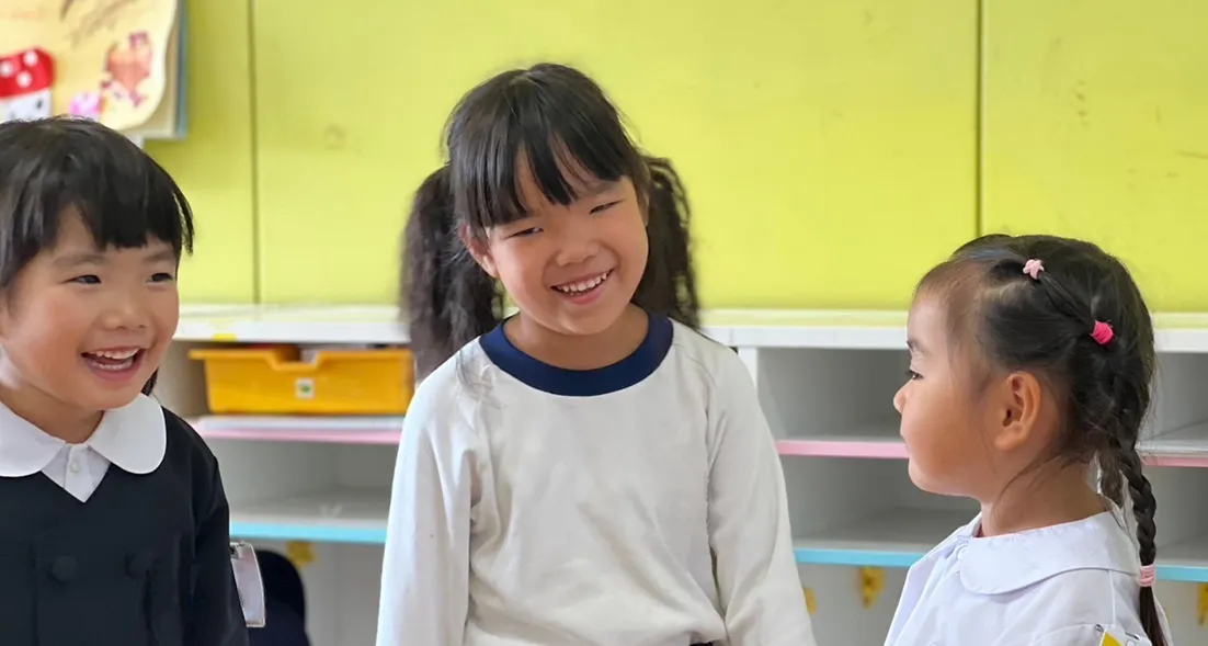 福岡市東区の幼稚園ツルタみとま幼稚園の縦割り保育