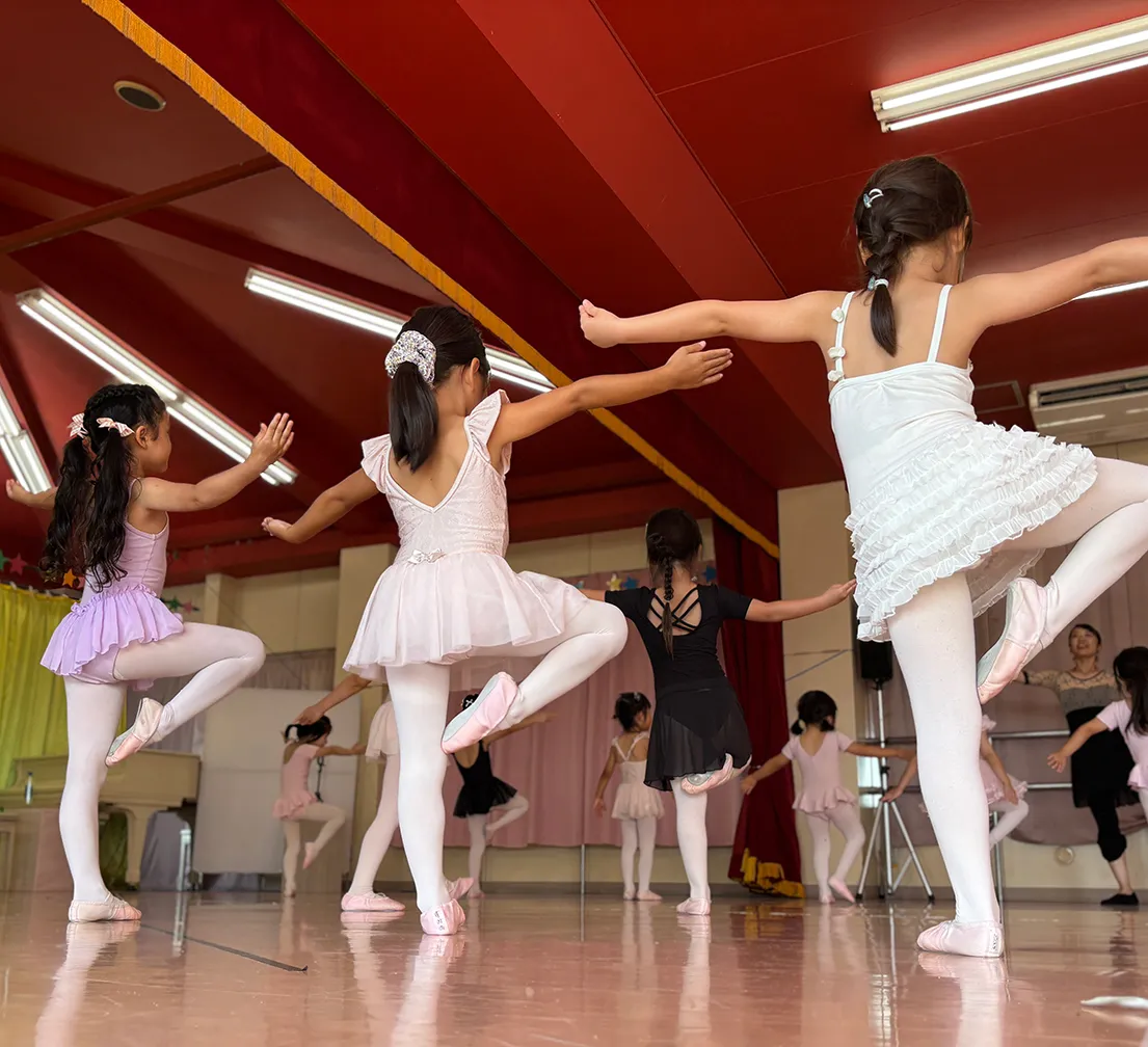 福岡市東区の幼稚園ツルタみとま幼稚園のバレエコース