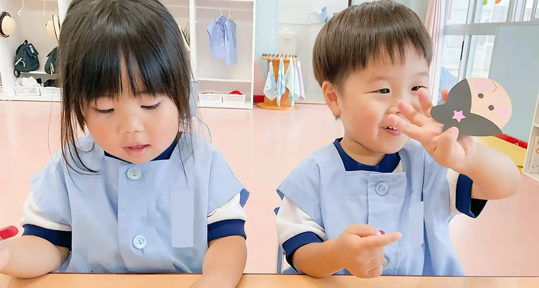 福岡市東区の幼稚園ツルタみとま幼稚園の2歳児