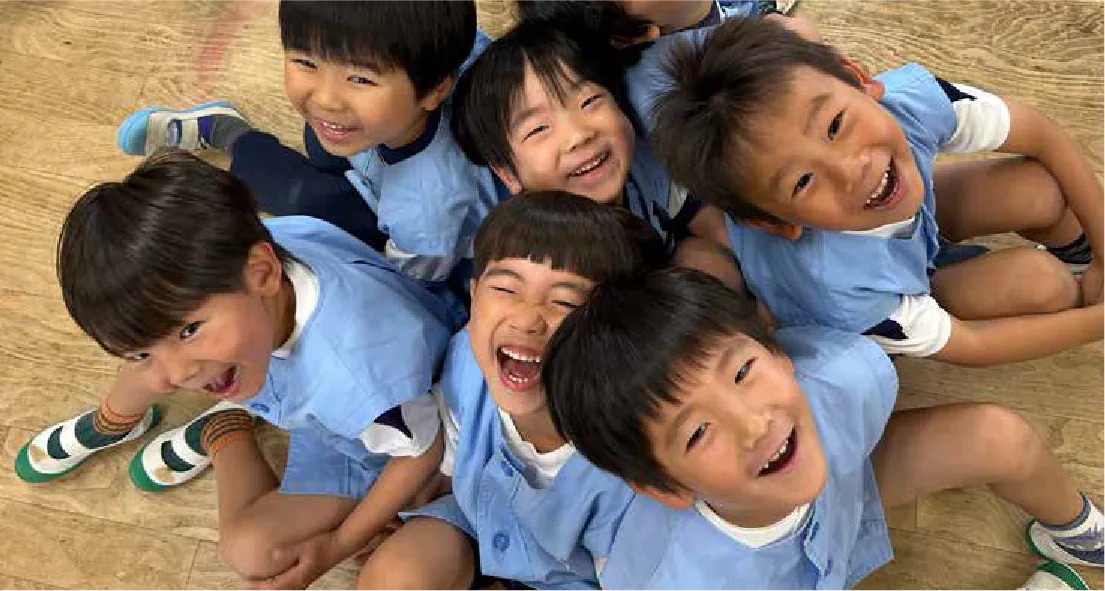 福岡市東区の幼稚園ツルタみとま幼稚園の信頼関係を育み、集団の中で調和して生活する力を養う