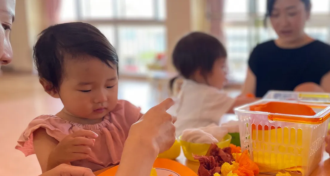 福岡市東区の幼稚園ツルタみとま幼稚園の園での生活