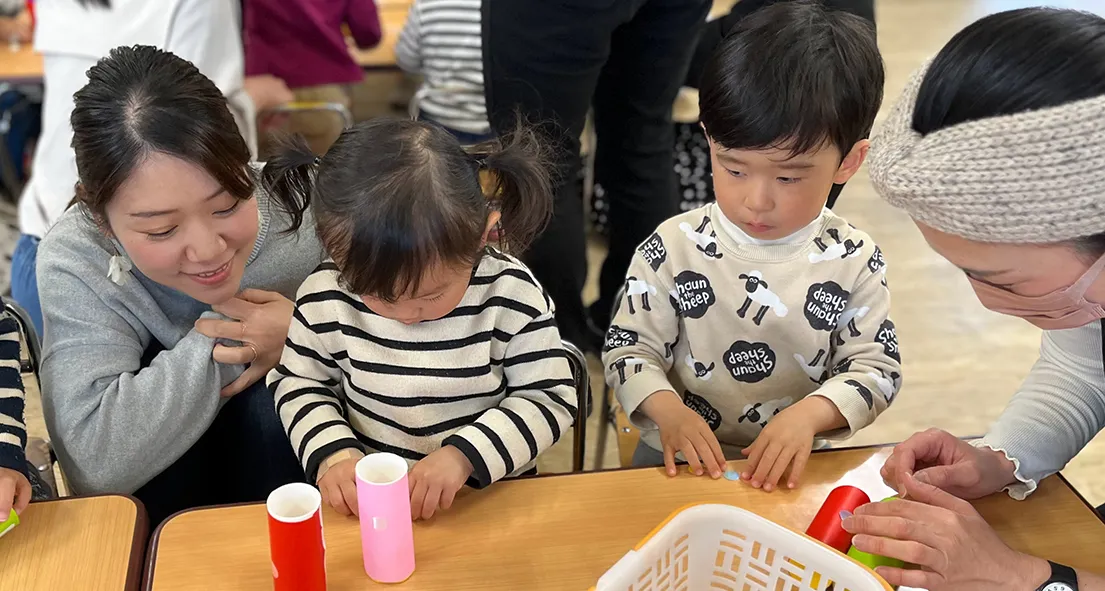 福岡市東区の幼稚園ツルタみとま幼稚園の園での生活